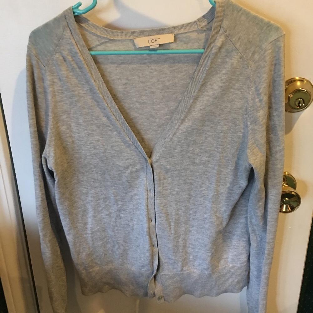 Gray sweater